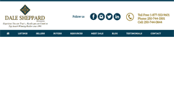 Desktop Screenshot of dalesheppard.com