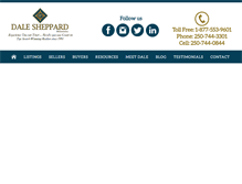 Tablet Screenshot of dalesheppard.com
